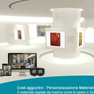 Galleria Espositiva Virtuale 3D puoi esporre 24 Immagini dei tuoi prodotti